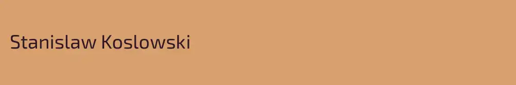 Stanislaw Koslowski